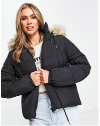 topshop quilted puffer jacket