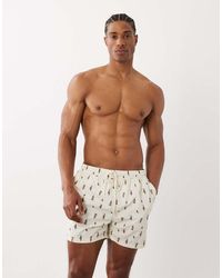 South Beach - Cowboy Print Swim Shorts - Lyst