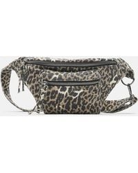 Pull&Bear - – gürteltasche mit leopardenmuster - Lyst