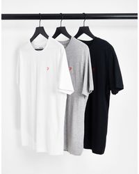 Farah - – merion – 3er-pack t-shirts - Lyst