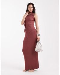 4th & Reckless - Rib Knit Maxi Skirt Co-ord - Lyst