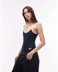 Tommy Hilfiger - Heritage Rib Bodysuit - Lyst