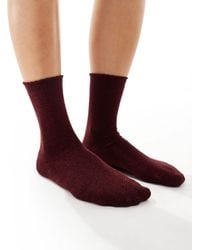 Pieces - Glitter Socks - Lyst