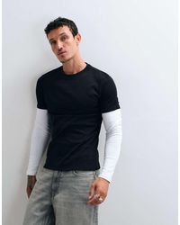 ASOS - Heavyweight Slim Fit Long Sleeve T-Shirt With Double Layer - Lyst