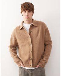 Collusion - Knitted Button Down Jumper - Lyst