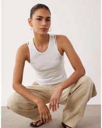 ARKET - Canotta Bianca - Lyst