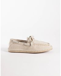 ASOS - – bootsschuh-espadrilles aus canvas - Lyst