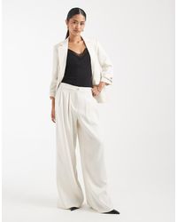 Vero Moda - Pleat Front Wie Leg Tailored Trouser Co-Ord - Lyst