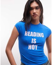 Collusion - Reading Is Hot Graphic Baby Tee - Lyst