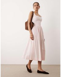 Cotton On - Corset Style Drop Waist Maxi Dress - Lyst