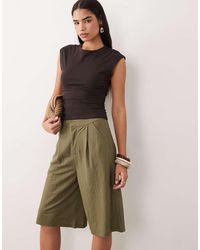 ASOS - Linen Look Tailored Bermuda Short - Lyst