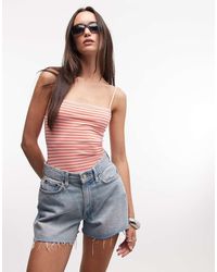 Monki - Straight Strap Vest - Lyst