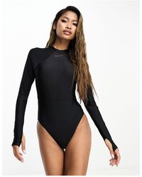 Nike - Fusion Long Sleeve Swimsuit - Lyst