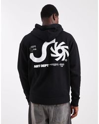 ASOS - Sweat à capuche décontracté avec imprimé logo en relief - Lyst