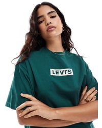Levi's - Short Stack Box Tab Logo Relaxed Fit T-shirt - Lyst