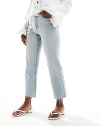 ASOS - Cropped Easy Straight Jeans - Lyst