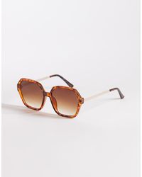 New Look - Oversized Square Sunglasses - Lyst