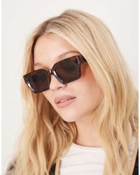 ASOS - Bevel Square Sunglasses - Lyst