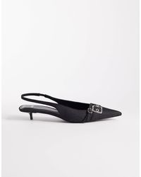 Mango - Kitten Court Heel With Buckle Detail - Lyst