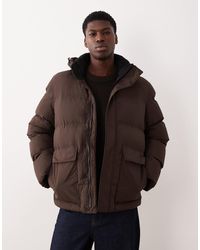 SELECTED - Nylon Puffer Jacket - Lyst