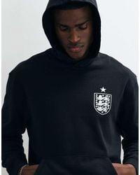 ASOS - Relaxed Hoodie With Fa England Three Lions Print - Lyst