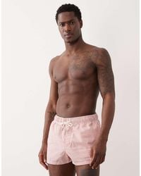 ASOS - Seersucker Swim Shorts - Lyst