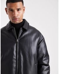 ASOS - Veste bomber en similicuir - Lyst