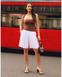 Abercrombie & Fitch - Mid Rise Bermuda Shorts - Lyst