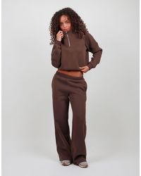 SIMMI - Half Zip Cropped Sweatshirt - Lyst