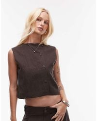 Mango - Cupro Button Back Sleeveless Top Co-ord - Lyst