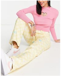 ONLY - Neon & Nylon High Waisted Flared Jeans - Lyst