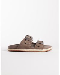 ASOS - Two Strap Sandals With Buckles - Lyst