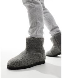 ASOS - Slipper Boots - Lyst