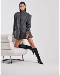 Tony Bianco - Mango Curved Kitten Heel Knee Boots - Lyst