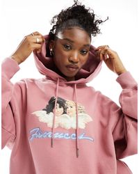 Fiorucci - Relaxed Angel Hoodie With squiggle Logo - Lyst