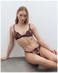 Bluebella - Malina Sheer Floral Wired Bra - Lyst