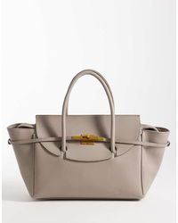 ASOS - Belted Hardware Grab Handle Tote - Lyst
