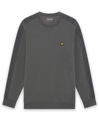 Lyle & Scott - Mid Layers Jacquard Tape Crew Neck - Lyst