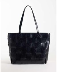ASOS - Embossed Woven Tote - Lyst