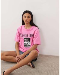 ASOS - Oversized T-shirt With Cuba Photograph Graphic Tee - Lyst