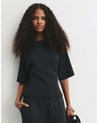 Pull&Bear - Short Sleeve Sweatshirt - Lyst