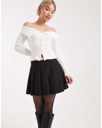 Vero Moda - Pleated Mini Skirt - Lyst