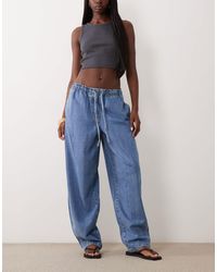 ARKET - – weiche schlupfjeans aus denim - Lyst