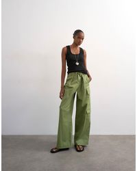 TOPSHOP - – schlichte a-linien-cargohose - Lyst