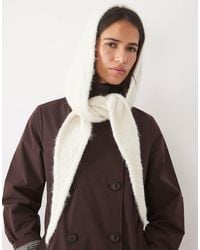 ASOS - Gestrickter schal mit kapuze - Lyst