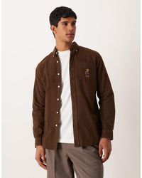 Polo Ralph Lauren - Camicia Oxford Custom Fit Spazzolata Con Logo Bear - Lyst