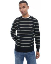 Levi's - Lichtgewicht Gebreide Gestreepte Trui Met Vleermuislogo - Lyst