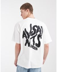 AllSaints - Orlando Back Print T-shirt - Lyst