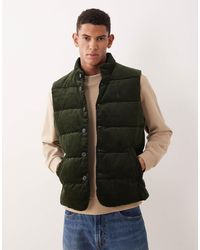 Polo Ralph Lauren - Veste sans manches en velours côtelé à logo emblématique - Lyst