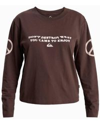 Quiksilver - Standard Long Sleeve T-Shirt - Lyst